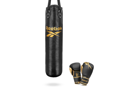 Picture of REEBOK 4 FT PUNCH BAG + BOXING GLOVES SET