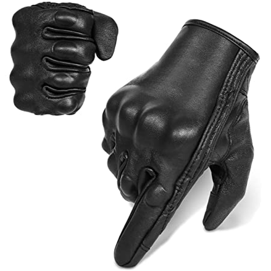 Picture of HANDSCHUHE Fitness Gloves from Fine Goat Skin Leather, Synthetic Leather Palm w/ Foam Padding Stretchable Mesh onyo back hand Long Velvet Wrist Wraps w/ PVC logo strap