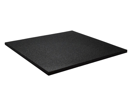 Picture of Wuxi Flooring Rubber Tiles - 1m x 1m x 20mm - Dark Grey