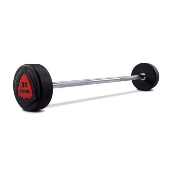 Picture of 173.	ZIVA ZVO URETHANE STRAIGHT BAR BARBELL 5-PIECE SET (25 KG TO 45 KG)