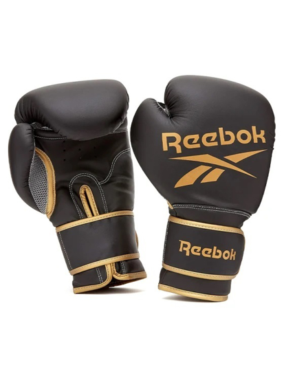 Picture of REEBOK RETAIL BOXING GLOVES - GOLD/BLACK