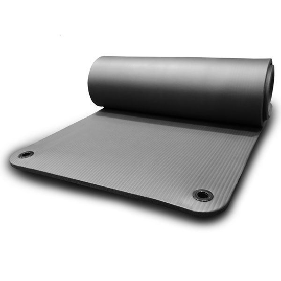 Picture of ANVIL NBR PILATES MAT WITH EYELETS - GREY