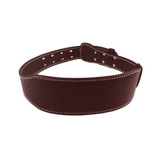Picture of HANDSCHUHE Training Belt from Fine Real Leather inside soft Leather Padding Bottom at Real Leather Red Embroidered Logo w/ Steel Buckle Closure
