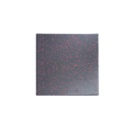 Picture of RUBBER TILES TOP LAYER 15% EPDM COLOR SPECKLES, BOTTOM: SBR BLACK GRANULES, TOP SURFACE WITH COATING, BLACK & WHITE