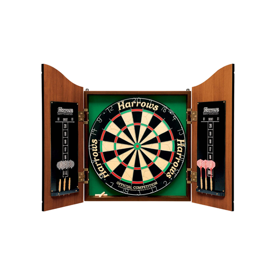 Picture of HARROWS PRO`S CHOICE DARTBOARD - COMPLETE SET