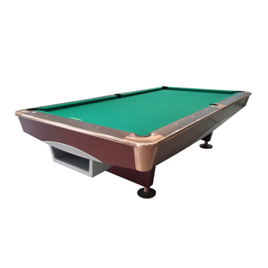 Picture of SUPER POWER 9FT POOL TABLE SOLID WOOD ARMREST WITH FIREPROOF BOARD 
"""