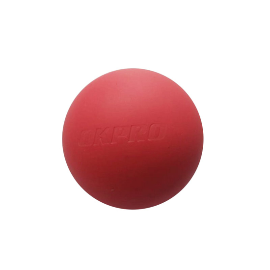 Picture of OK PRO Lacrosse ball   Material:rubber/Silicone diameter:6.4cm-150g Red